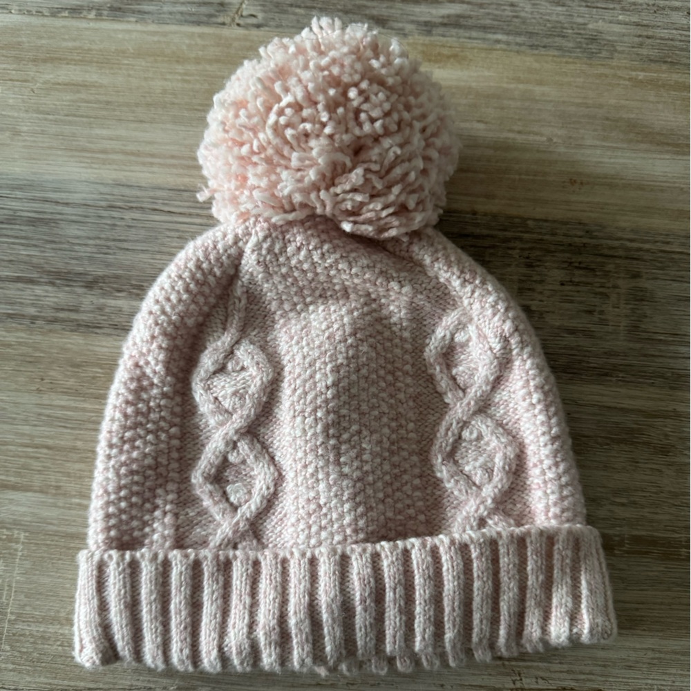 Janie and Jack Baby Pink Hat Size: 0-3 months in perfect condition